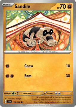 2023 Sandile #115 Scarlet & Violet