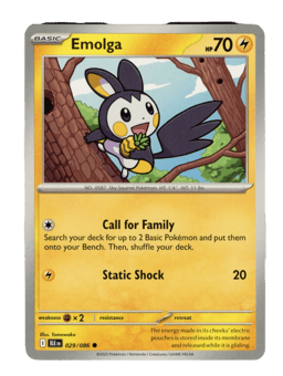 2025 Emolga #29 Black Bolt