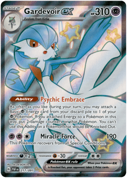 2024 Gardevoir ex #217 Paldean Fates