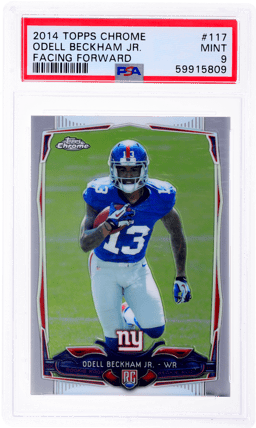 2014 Topps Chrome Facing Forward Odell Beckham Jr. #117A PSA 9