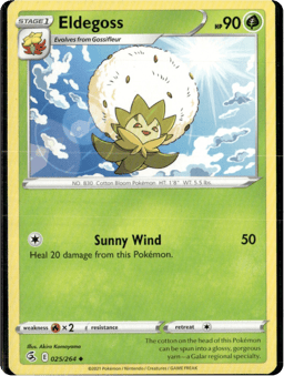 2021 Eldegoss #25 Fusion Strike