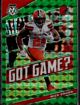 2020 Nick Chubb #GG22 Mosaic Got Game?
