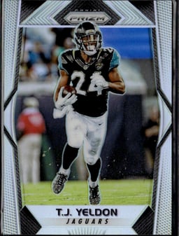 2017 T.J. Yeldon #28 Prizm