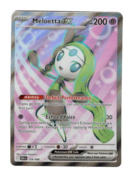 2025 Meloetta ex #159 Black Bolt