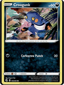 2021 Croagunk #165 Fusion Strike