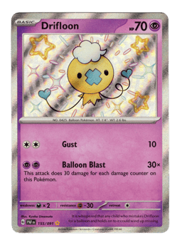 2024 Drifloon #155 Paldean Fates