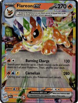 2025 Flareon ex #14 Prismatic Evolutions