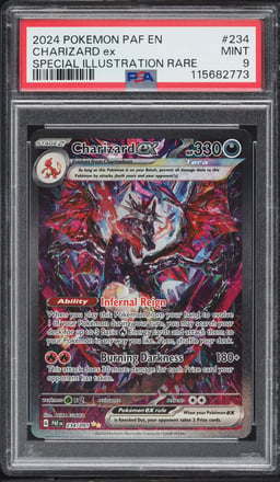 2024 Pokemon Scarlet & Violet Paldean Fates SIR Charizard Ex #234 PSA 9 MINT