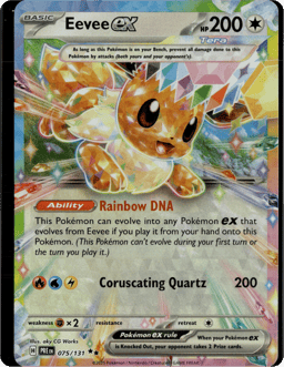 2025 Eevee ex #75 Prismatic Evolutions