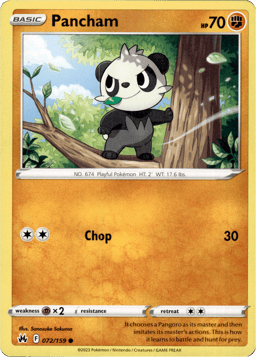 2023 Pancham #72 Crown Zenith