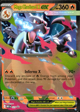 2025 Mega Charizard X ex #13 Phantasmal Flames