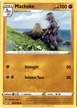 2022 Machoke #87 Lost Origin