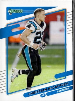 2021 Christian McCaffrey #219 Donruss
