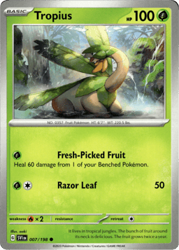 2023 Tropius #7 Scarlet & Violet