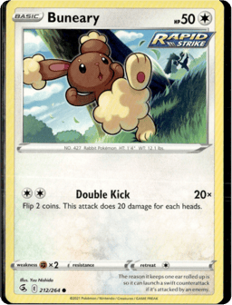 2021 Buneary #212 Fusion Strike