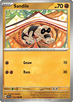 2023 Sandile #115 Scarlet & Violet