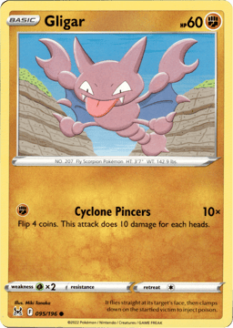 2022 Gligar #95 Lost Origin