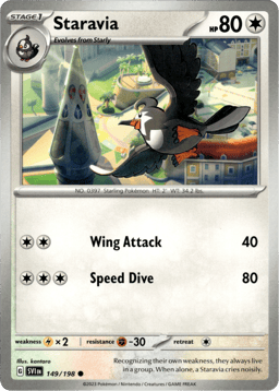 2023 Staravia #149 Scarlet & Violet