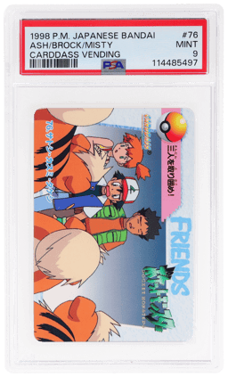 1998 Anime Series Part 3 Ash/Brock/Misty #76 PSA 9
