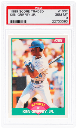 1989 Score Traded Ken Griffey Jr. #100 PSA 10