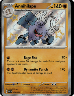 2024 Annihilape #171 Paldean Fates