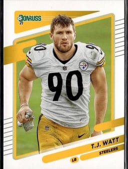 2021 T. J. Watt #22 Donruss