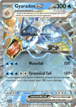 2023 Gyarados ex #45 Scarlet & Violet