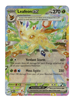 2025 Leafeon ex #6 Prismatic Evolutions