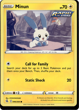 2021 Minun #90 Fusion Strike