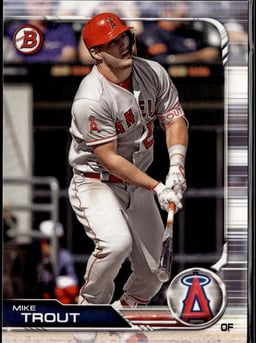 2019 Mike Trout #1 Bowman