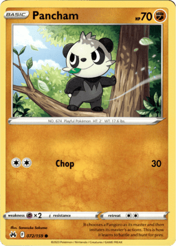 2023 Pancham #72 Crown Zenith