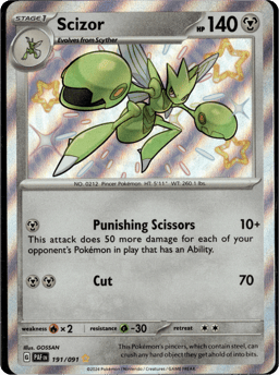 2024 Scizor #191 Paldean Fates