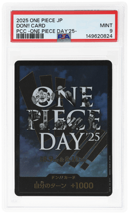 2025 One Piece Promo Japanese One Piece Day Don Card PSA 9