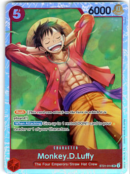 2025 Monkey.D.Luffy (foil) #14 EX Gear 5