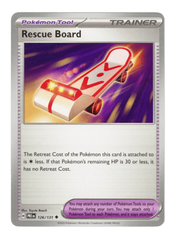 2025 Rescue Board #126 Prismatic Evolutions