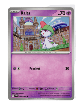 2024 Ralts #153 Paldean Fates