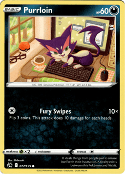 2023 Purrloin #77 Crown Zenith
