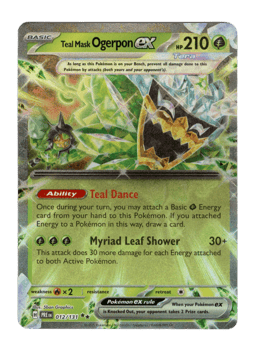2025 Teal Mask Ogerpon ex #12 Prismatic Evolutions
