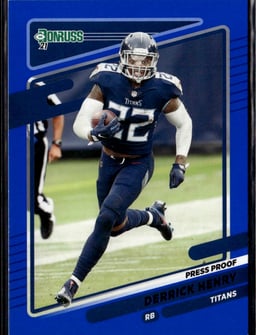 2021 Derrick Henry #14 Donruss Press Proof