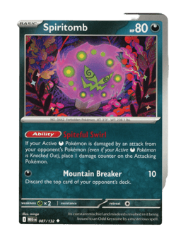 2025 Spiritomb #87 Mega Evolution