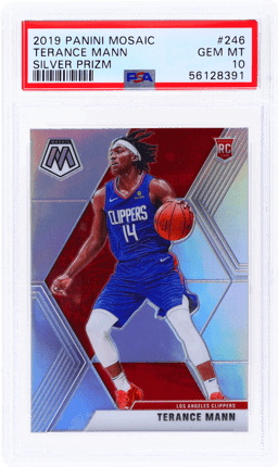 2019 Panini Mosaic Silver Mosaic Terance Mann #246 PSA 10