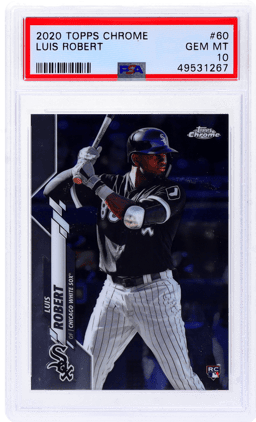 2020 Topps Chrome Luis Robert #60 PSA 10