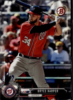 2017 Bryce Harper #3 Bowman