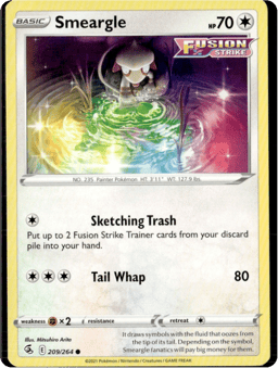 2021 Smeargle #209 Fusion Strike