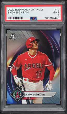 2022 Bowman Platinum Shohei Ohtani #10 PSA 9 MINT