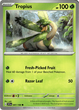 2023 Tropius #7 Scarlet & Violet