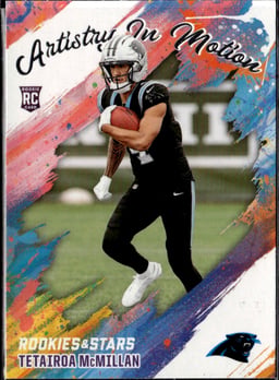 2025 Tetairoa McMillan #4 Rookies & Stars Artistry in Motion