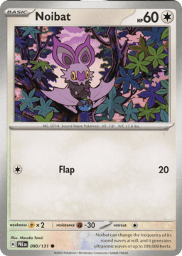 2025 Noibat #90 Prismatic Evolutions