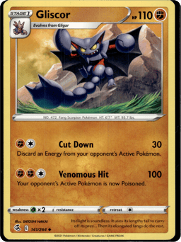 2021 Gliscor #141 Fusion Strike