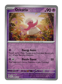 2024 Oricorio #89 Surging Sparks